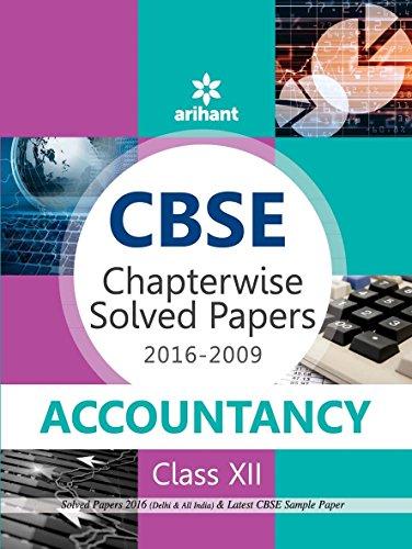 Arihant CBSE Chapterwise ACCOUNTANCY Class XII